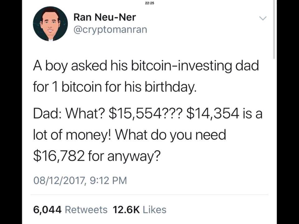 glumă comerciant de bitcoin când soția ta nu te lasă să investești în cripto