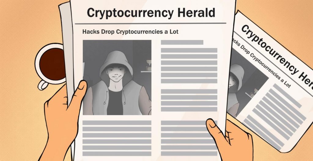 Hacks lower the value of cryptocurrency