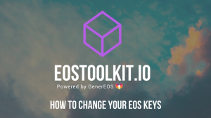 How to Quickly and Safely Change for EOS Public and Private keys