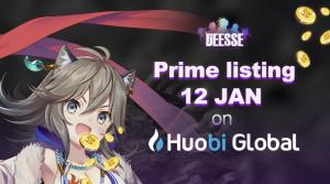 $LOVE(DEESSE) token to Prime Listing Huobi Global on January 12th