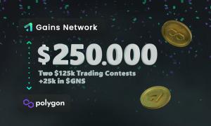 Gains Network Unlocks First Part of $750K Grant To Grow Decentralized Leveraged Trading Platform gTrade