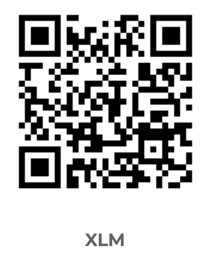 QR code to donate with XLM