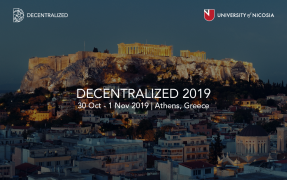 DECENTRALIZED 2019: Milestone Blockchain Conference in Athens